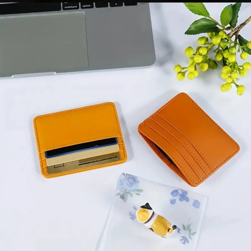 Bank Card Holder with Multiple Card Slots Slim and Convenient Jogging Beach